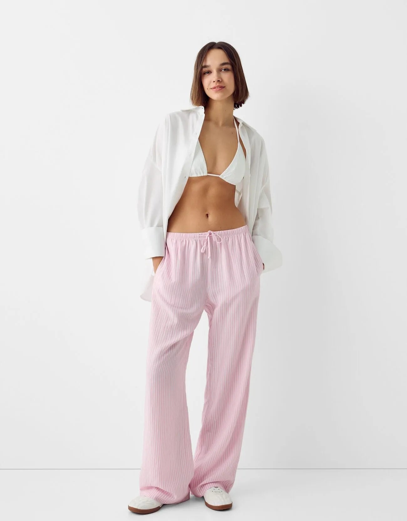 Kaara | Casual Gestreepte Loungebroek