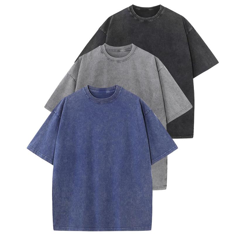 Trendy Women's 3-Pack Oversized T-Shirt Set with Loose Fit