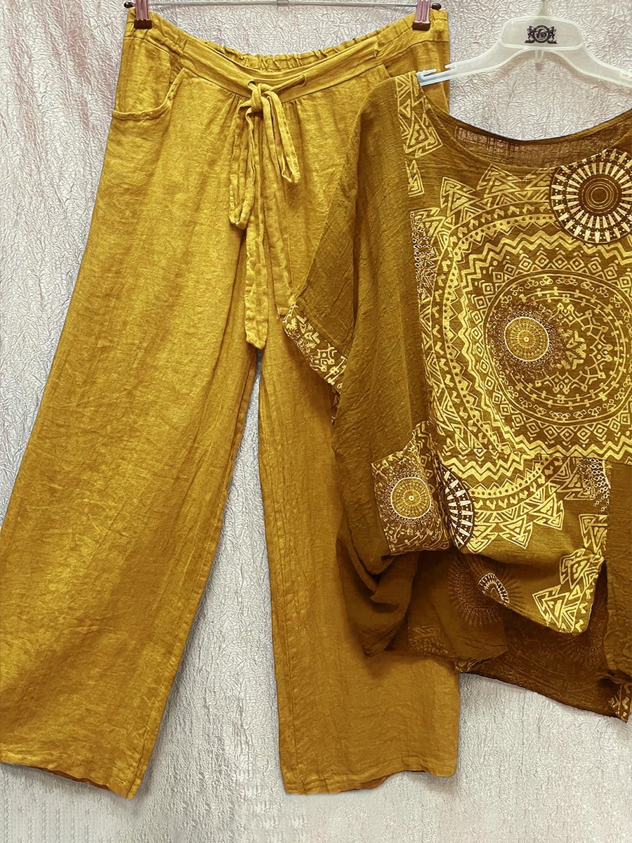 Abriana | Boho Lounge Set met Mandala Print