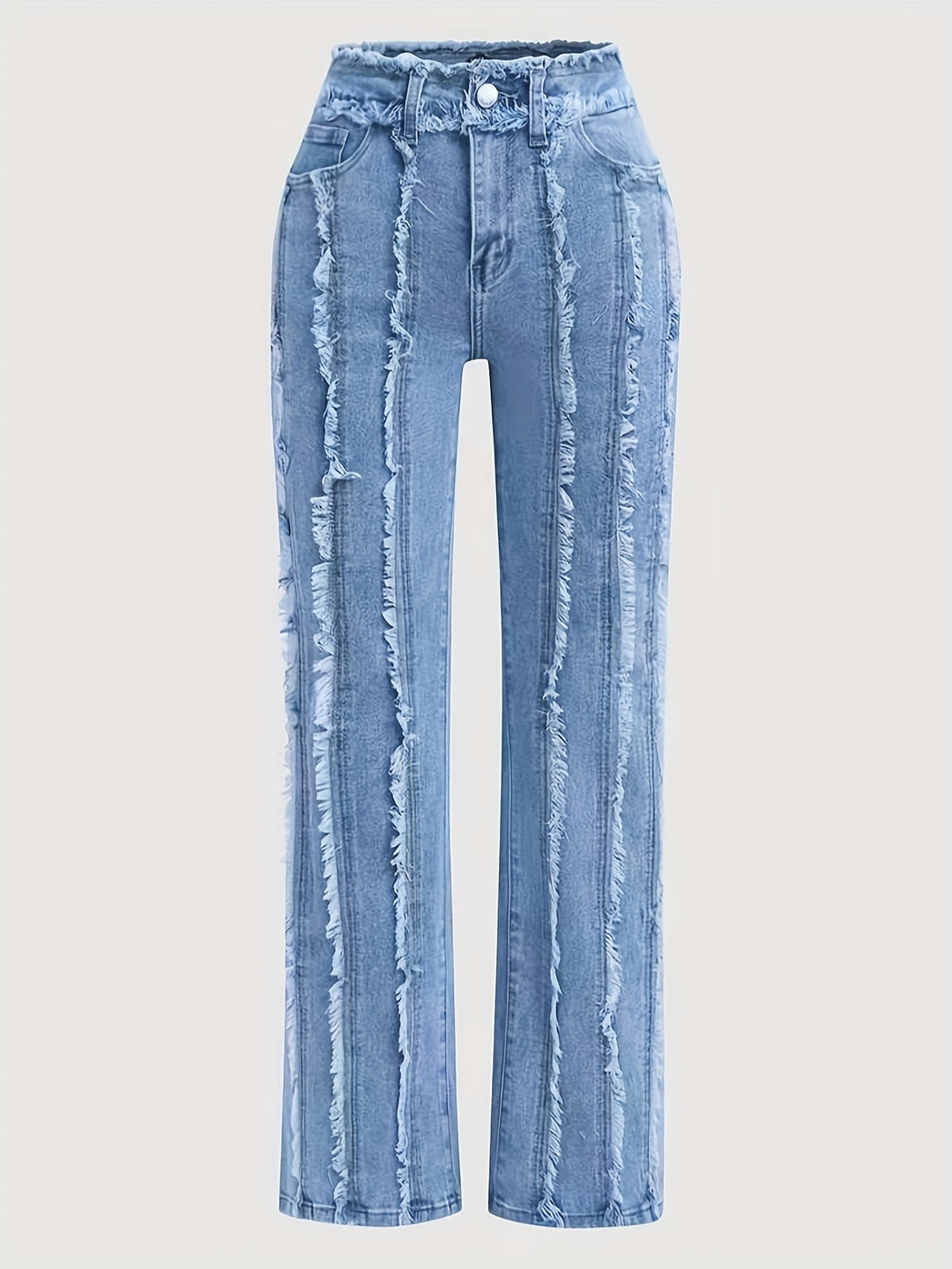 Mayla | Gestreepte High-Waist Jeans
