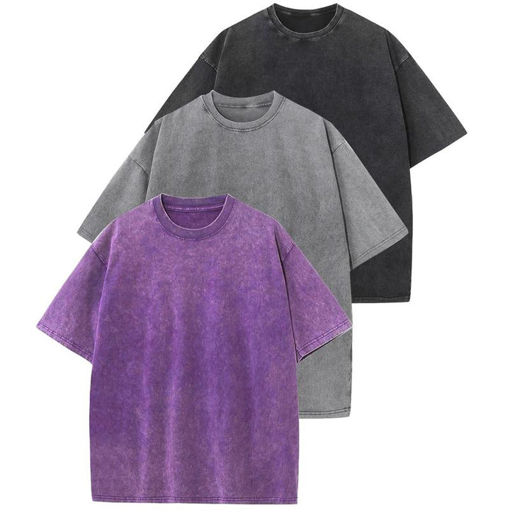 Lot de 3 T-shirts oversize tendance pour femmes avec coupe ample
