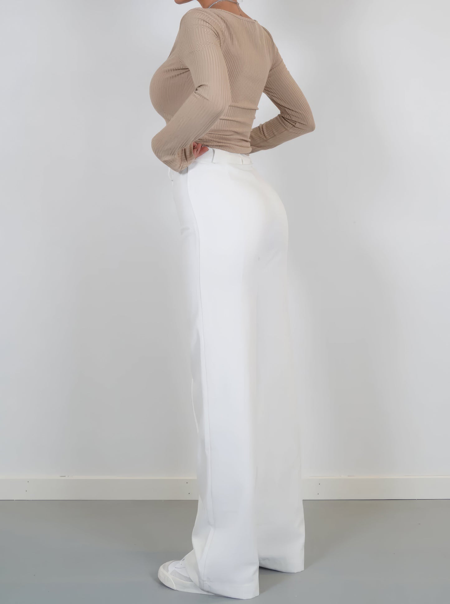 Arna | Elegante High-Waist Pantalon met Rechte Pijp