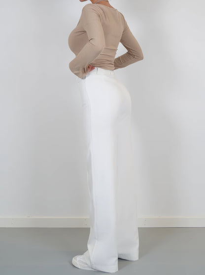 Arna | Elegante High-Waist Pantalon met Rechte Pijp