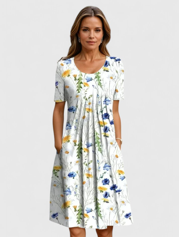 Yellow Floral Print / 3XL