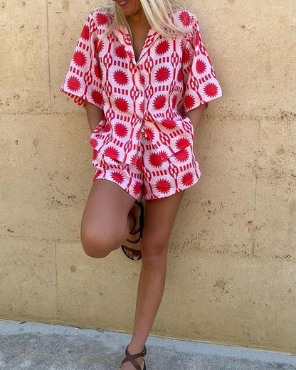 Mimi | Zomerse Set met Grafische Print