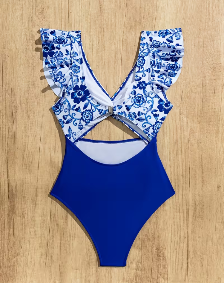 Herlinda | Ruffle Bikini Set with High Waist