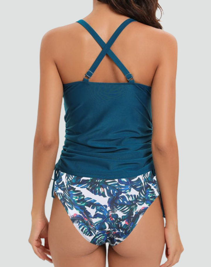 Yasmin | Leopard Print Tankini Set