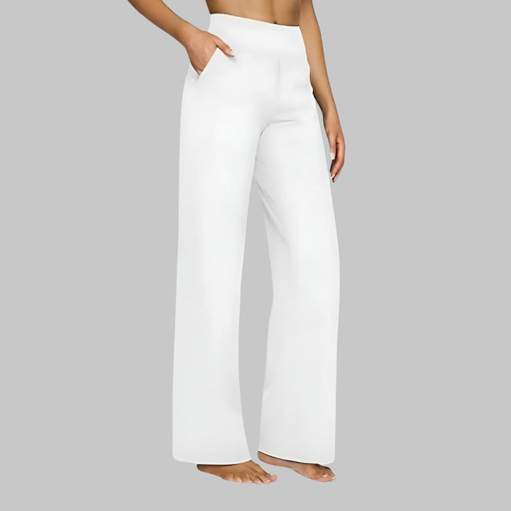 Stylish Women's Pants with High Waist and Pockets