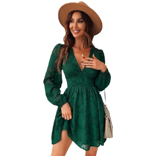 Susan | Robe mini élégante à col en V