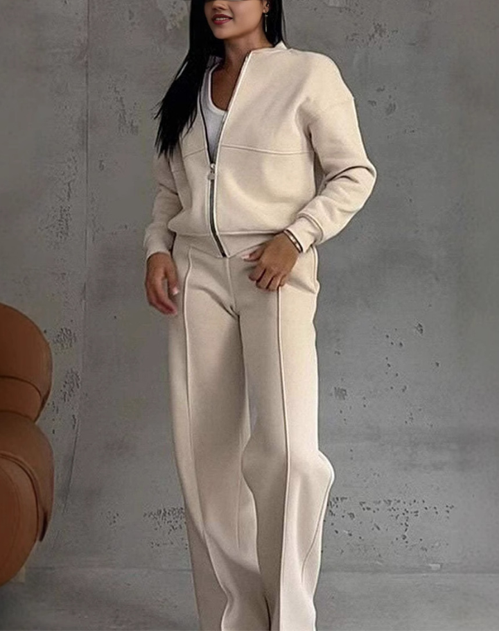 3-częściowy damski dres z zamkiem