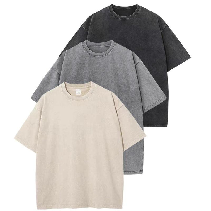 Lot de 3 T-shirts oversize tendance pour femmes avec coupe ample