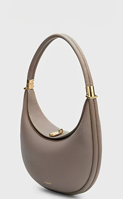 Thonia | Chique Minimalistische Halvemaan Schoudertas