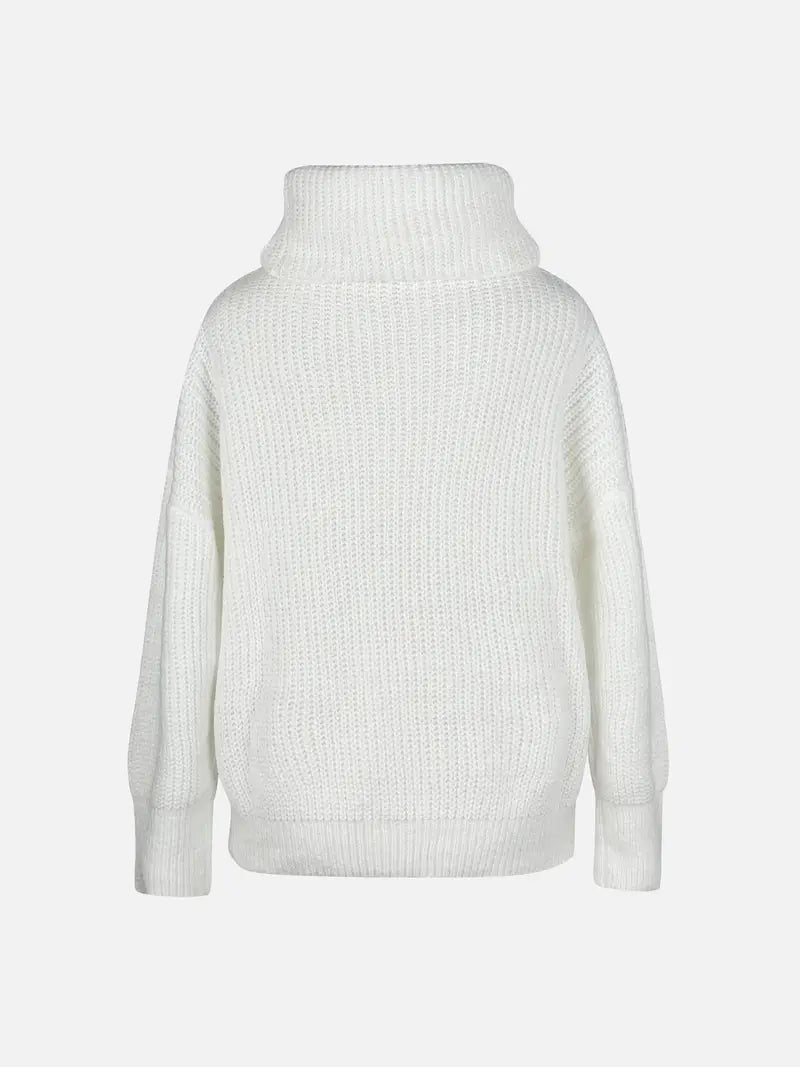 Oversized Knitted Turtleneck For Women