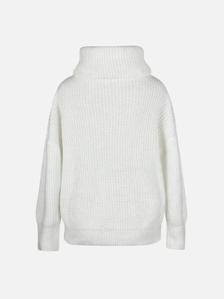 Oversized Knitted Turtleneck For Women