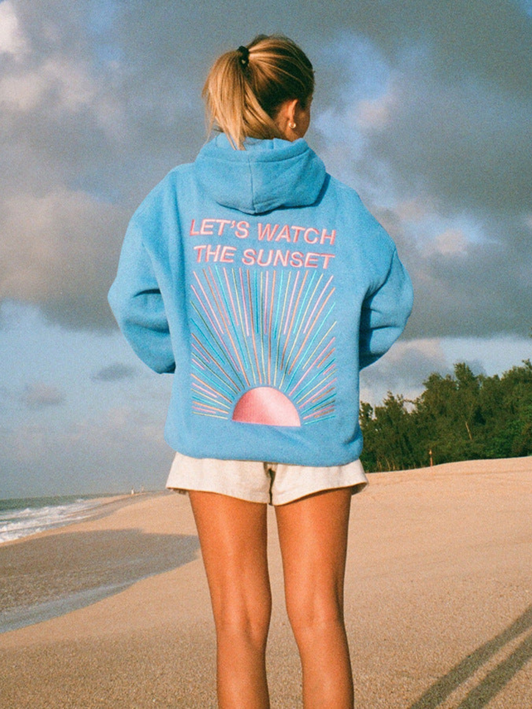 Merel | Sweat à capuche oversize confortable Sunset