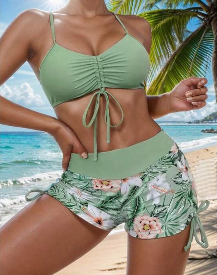 Marleigh | Verfijnde Bikini Set met Bloemenprint