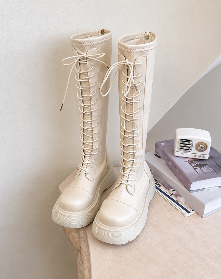 Chunky Boots for Women with Lightweight Design and Sturdy Sole