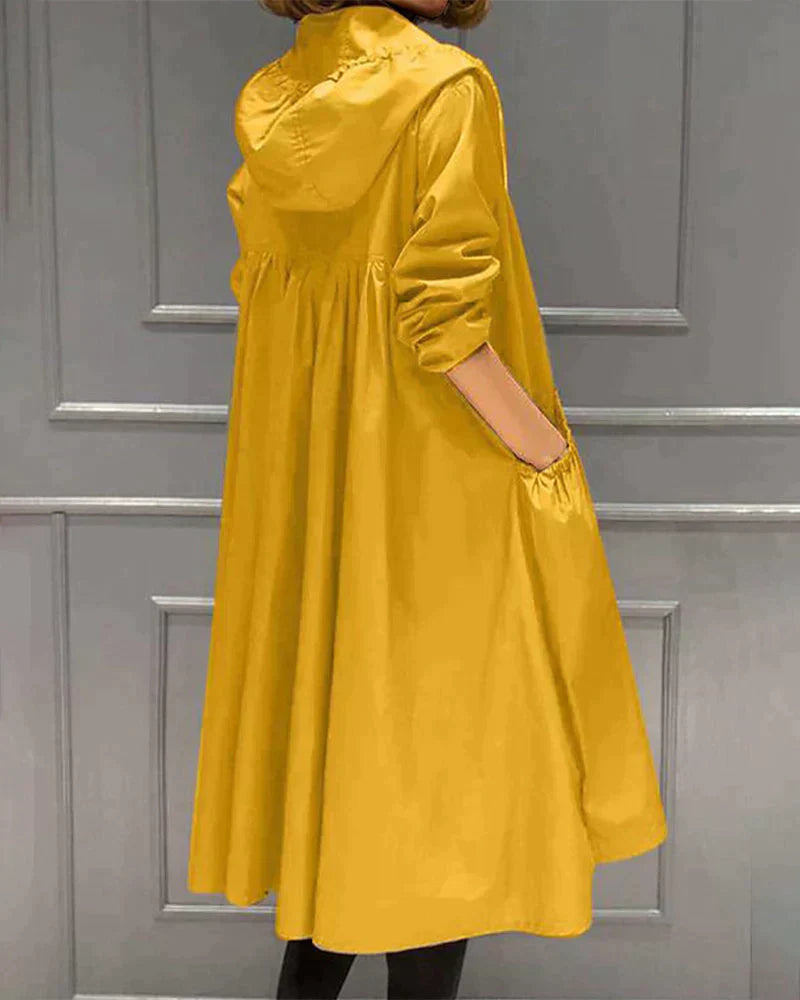 Luchtige comfortabele dames regenjas