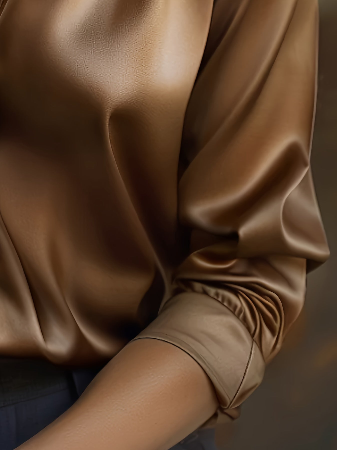 Luxe Blouse voor Vrouwen met Knoopsluiting en Lange Mouwen