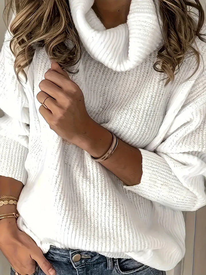 Oversized Knitted Turtleneck For Women