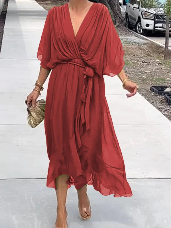 Nella | Summer Wrap Midi Dress