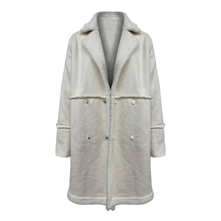 Oversized Warme Dames Fleece Jas met Zachte Voering