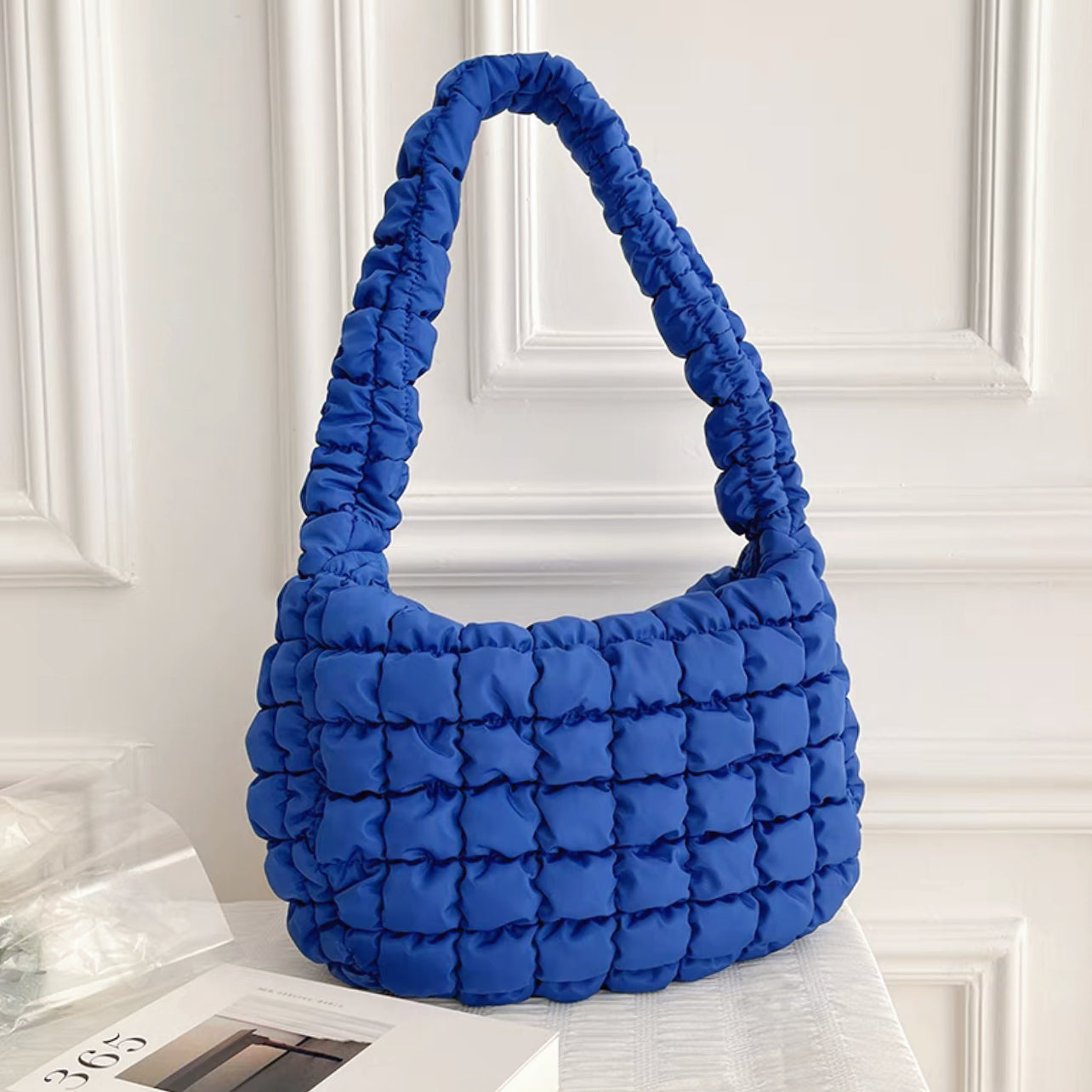 Jency | Luxe Geweven Schoudertas