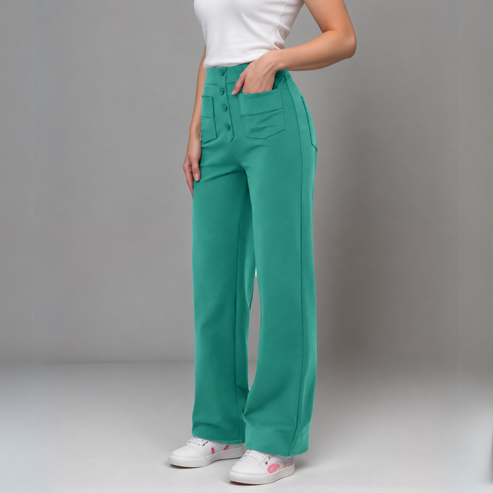 Elsa | Trendy Elastic High Waist Sculpt Pants