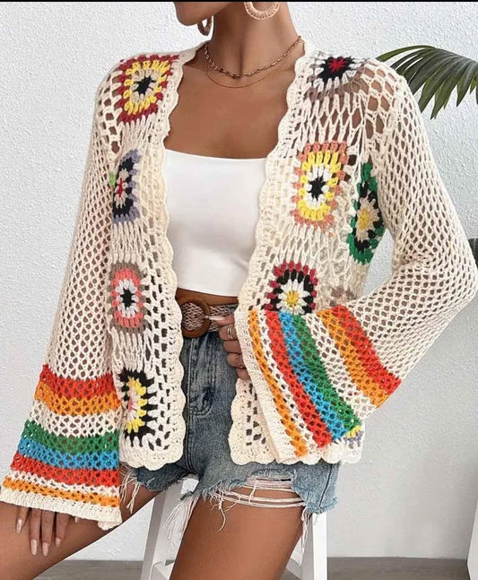 Luchtig en chique dames cardigan met comfortabele pasvorm