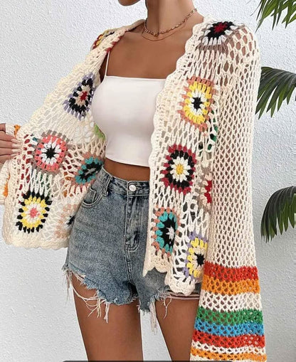 Luchtig en chique dames cardigan met comfortabele pasvorm