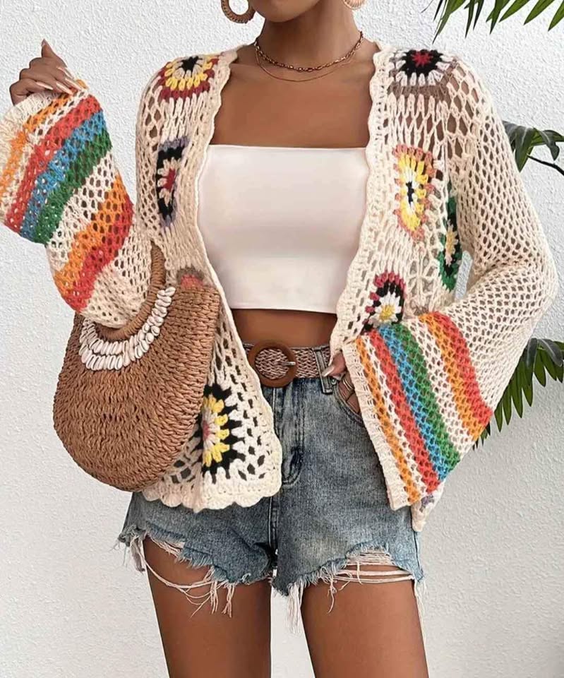 Luchtig en chique dames cardigan met comfortabele pasvorm