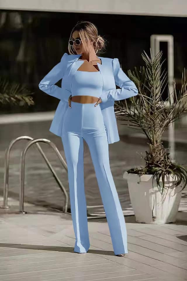 Gillian | Elegante Blazer & High-Waist Broek Set