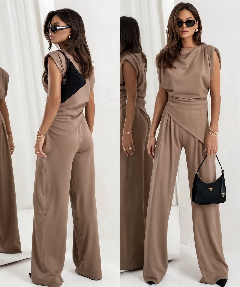 Jade | Chic Sleeveless Two-Piece Set