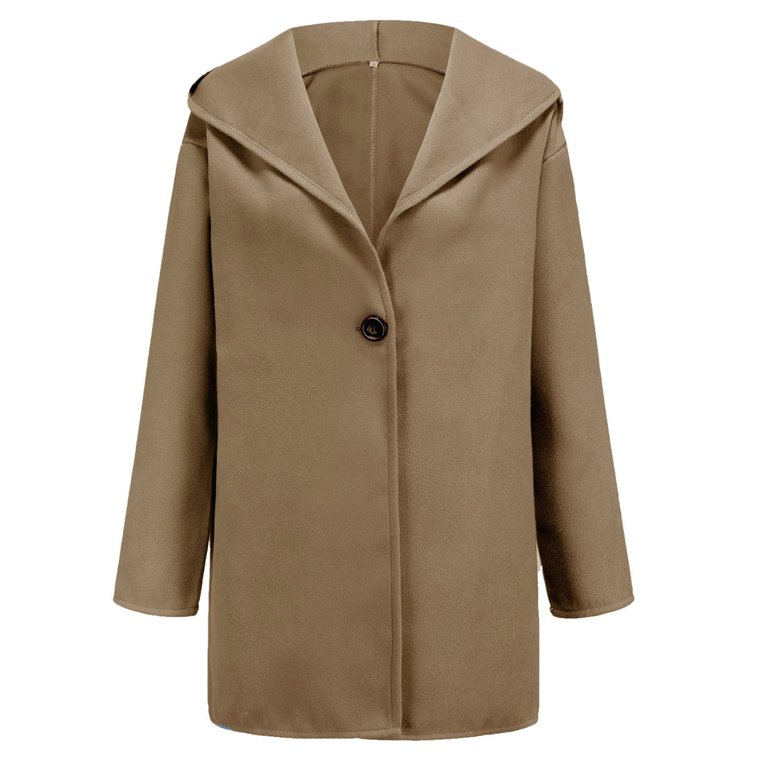 Elegant Warm Women's Coat With Hood
