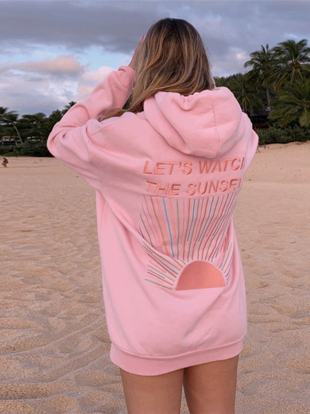 Merel | Sweat à capuche oversize confortable Sunset