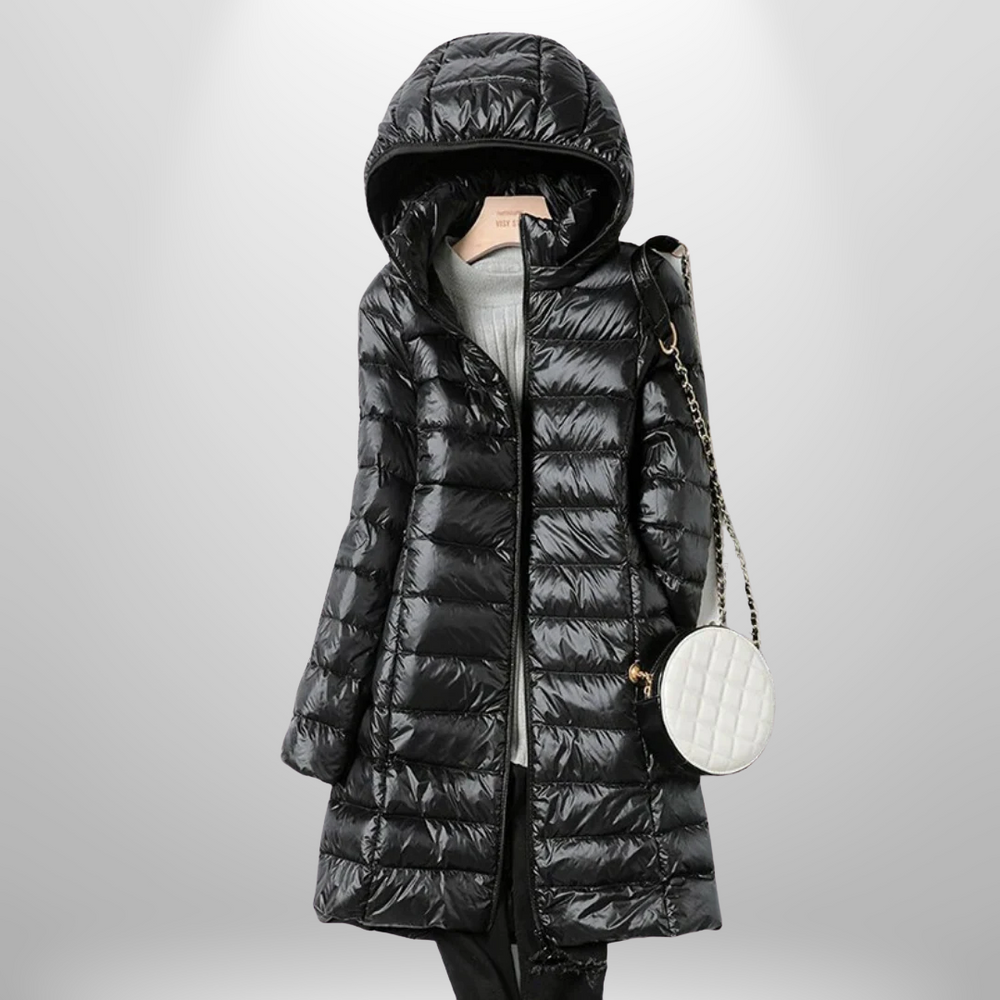 Veste matelassée légère pour femmes avec capuche