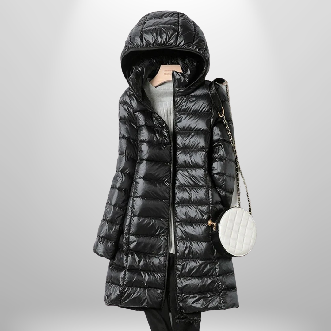Women's Lightweight Quilted Puffer Jacket with Hood