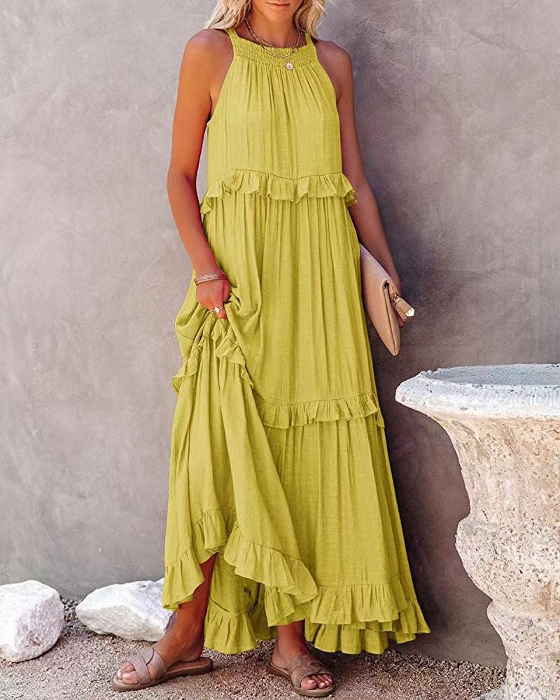 Marcela | Boho Maxi Jurk met Ruffles