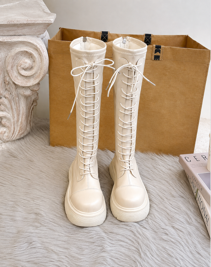 Chunky Boots for Women with Lightweight Design and Sturdy Sole