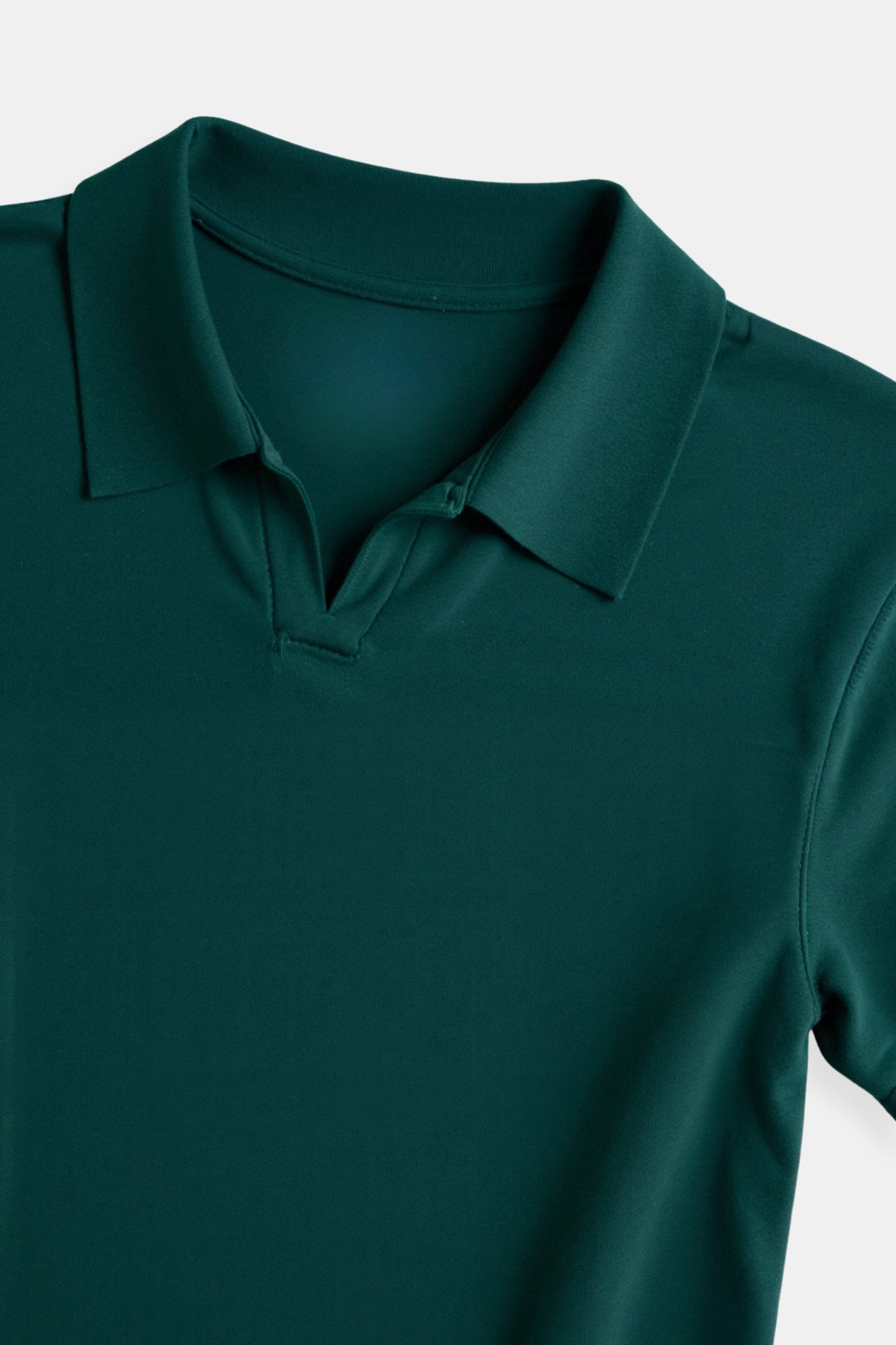 Dames Poloshirt met Korte Mouwen en V-Hals