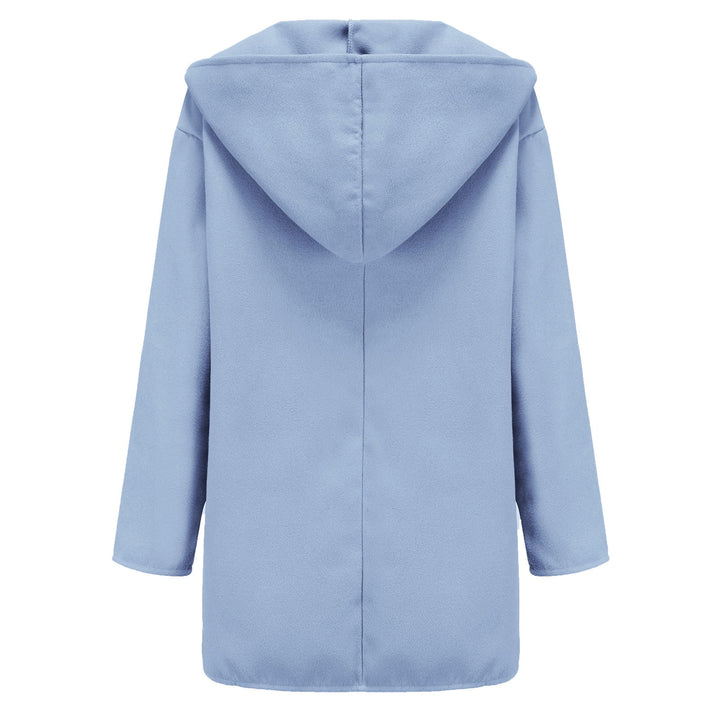 Elegant Warm Women's Coat With Hood