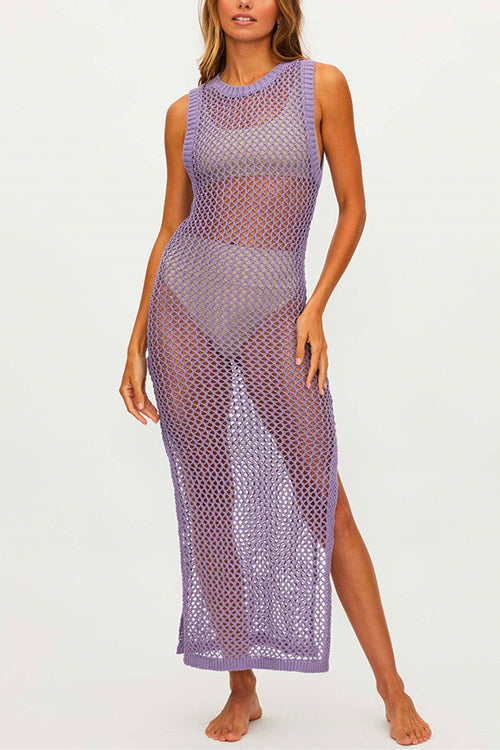 Zephyra | Robe de plage bikini sans plis avec fente latérale