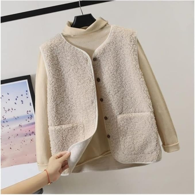 Women's Soft Warm Fleece Cardigan with Pockets