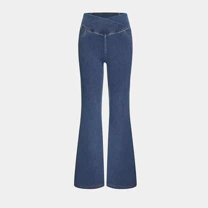 Veronica | Elastische Flatterende Flared Broek