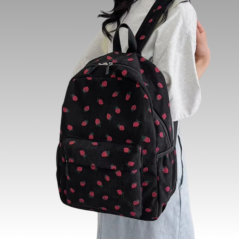Genni | Sac à dos avec imprimé fraise