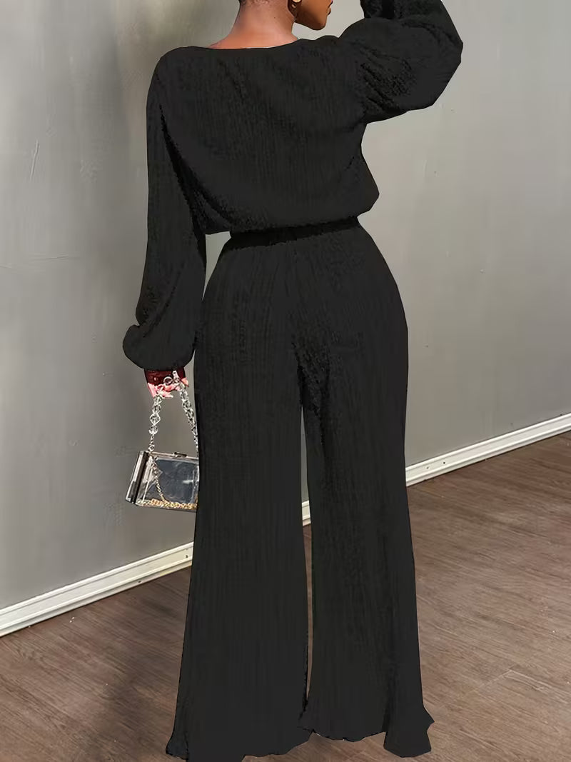 Thea | Plissé Lounge Set