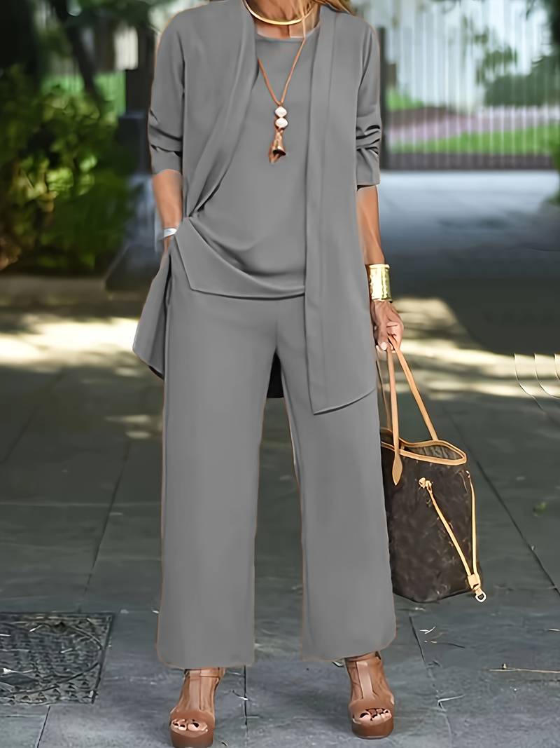 Tyrah | Elegante 3-Delige Soft Knit Set