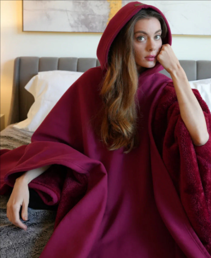 Zachte Fleece Hoodie Blanket – Jouw Cocoon van Comfort