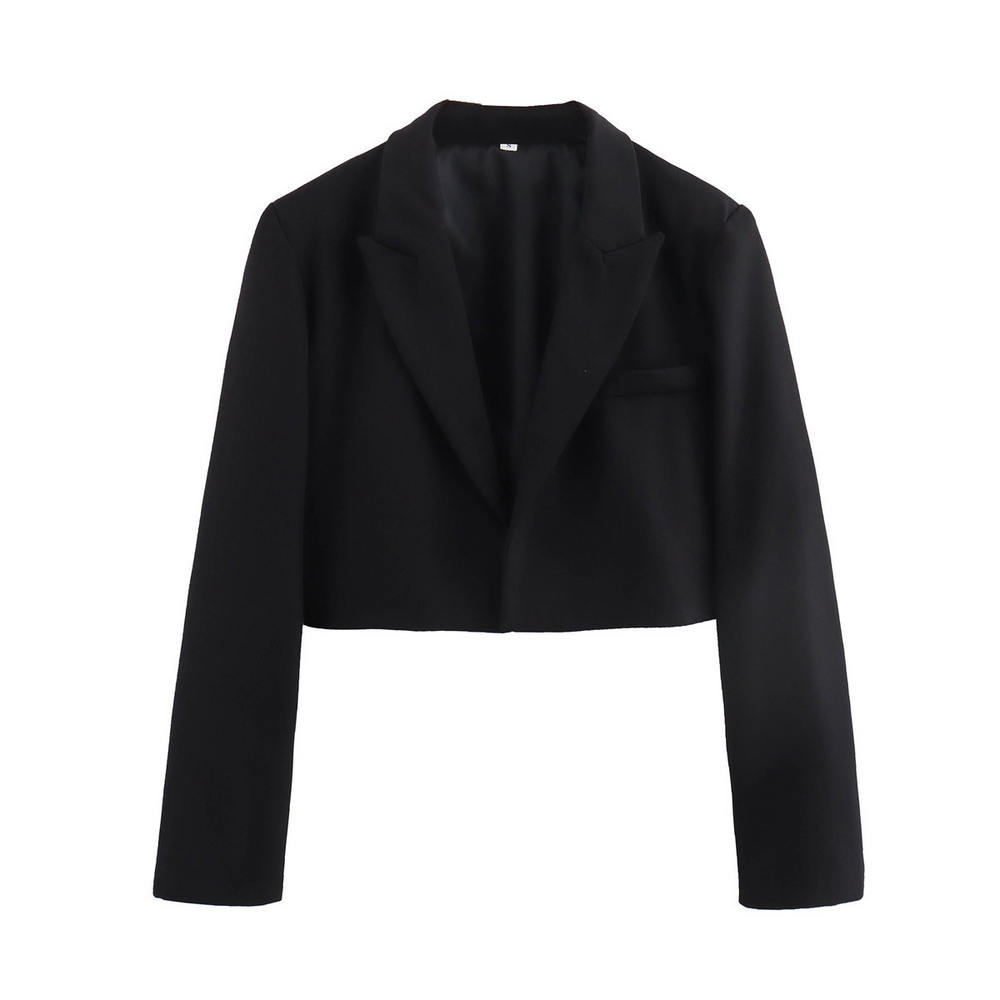 Parley | Blazer court à coupe minimaliste