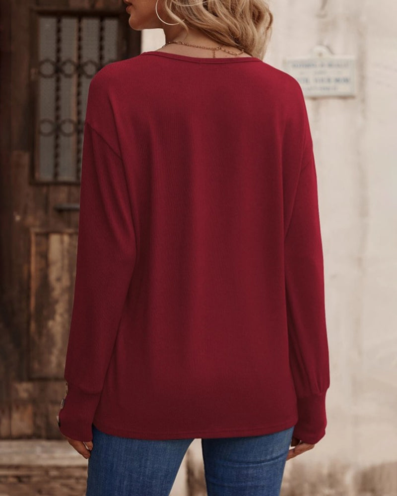 Emmie | Pull col en V